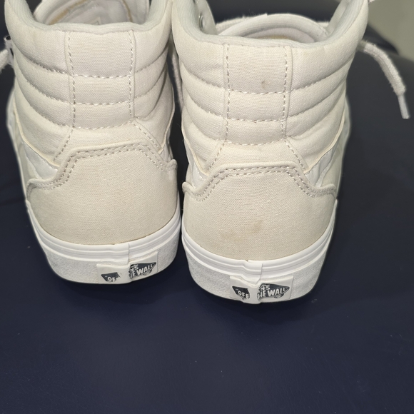 Vans White High-Top Sneakers - Picture 5 of 6